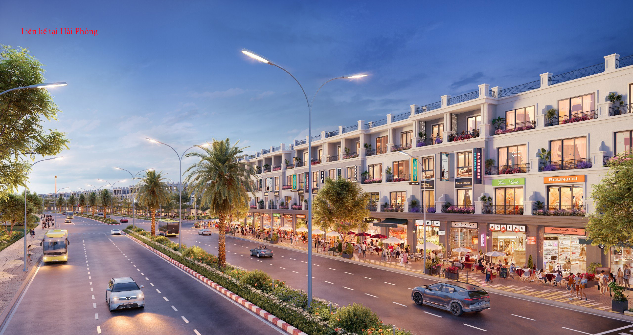Shophouse cao cấp tại xã Dương Kinh Hải Phòng
